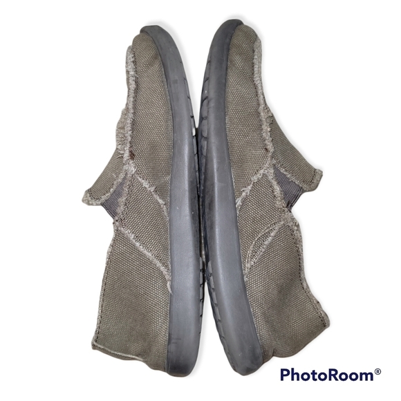 Crocs Canvas Loafers Size 11 Santa Cruz - Picture 8 of 9